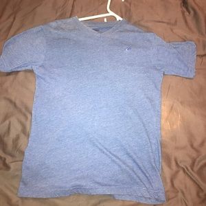 Blue quicksilver v neck t-shirt
